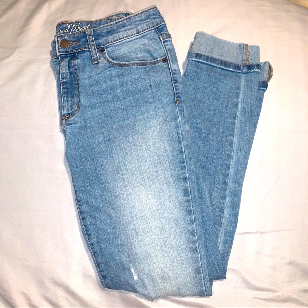 Mid Rise Skinny Jeans